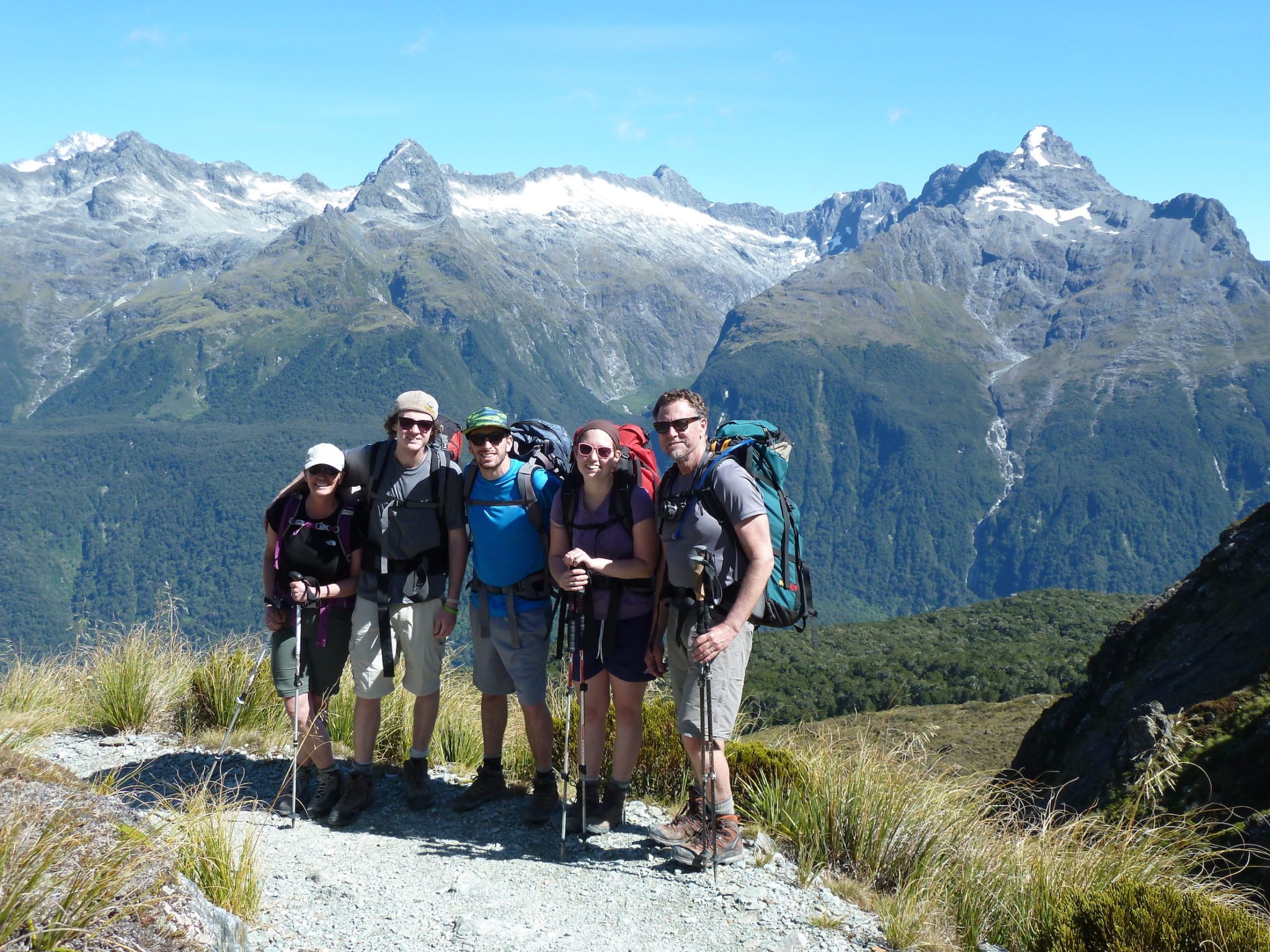 Hiking with family